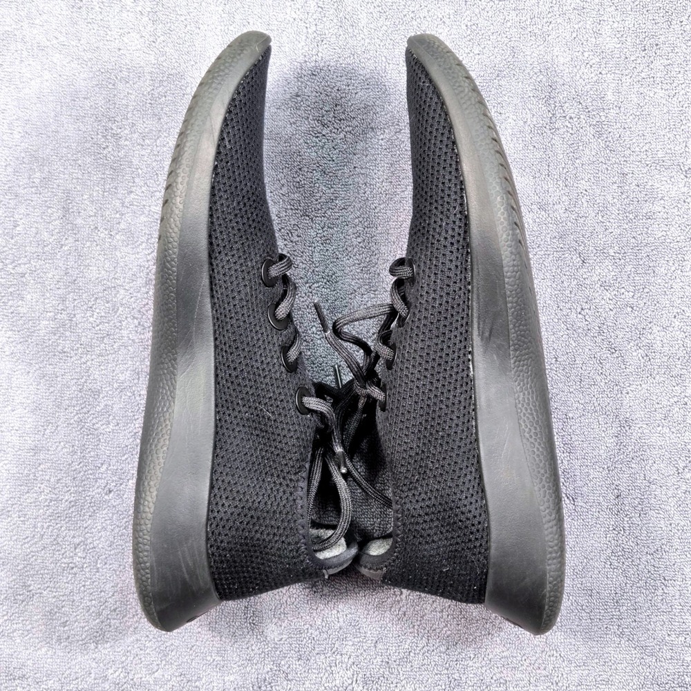 Allbirds Tree Runners Mens‎ Size 11 Black Good Sustainable Mesh Sneakers - Picture 11 of 13
